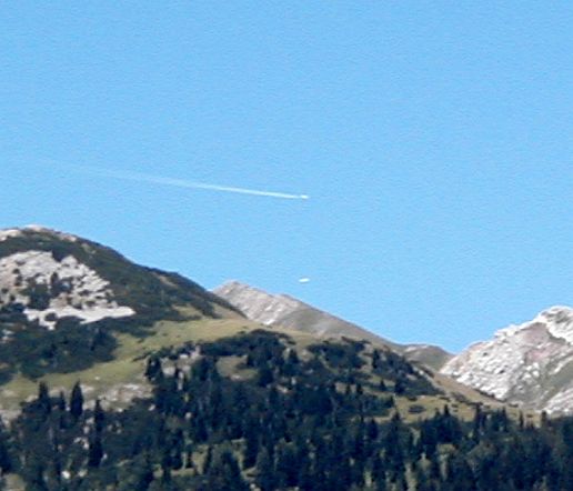 distant airplane