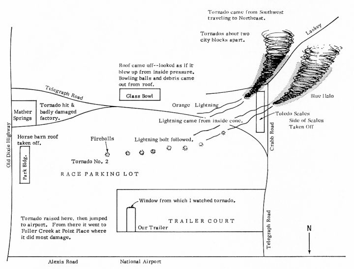 Toledo tornado sketch